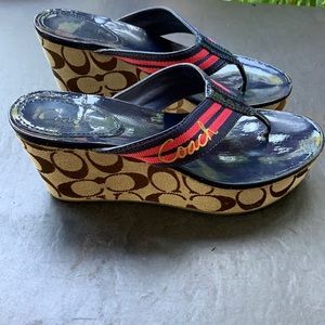 COACH women’s heels. Size 5.